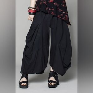 NFS! DONT BUY Kaliyana linen blend boho lagenlook Odyssey Pant in Black Papyrus